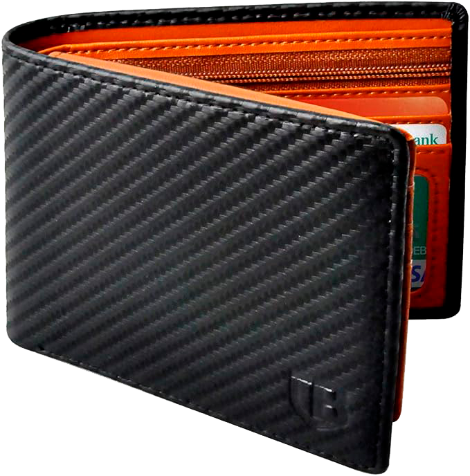 Slim RFID blocking bifold wallet